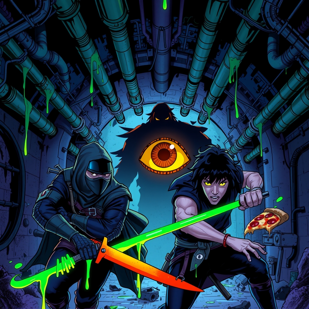 Cover of Shadow of the Shredder: The Night the Sewer Flooded